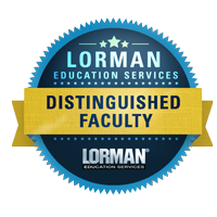 Lorman Education Services, Distinguished Faculty award